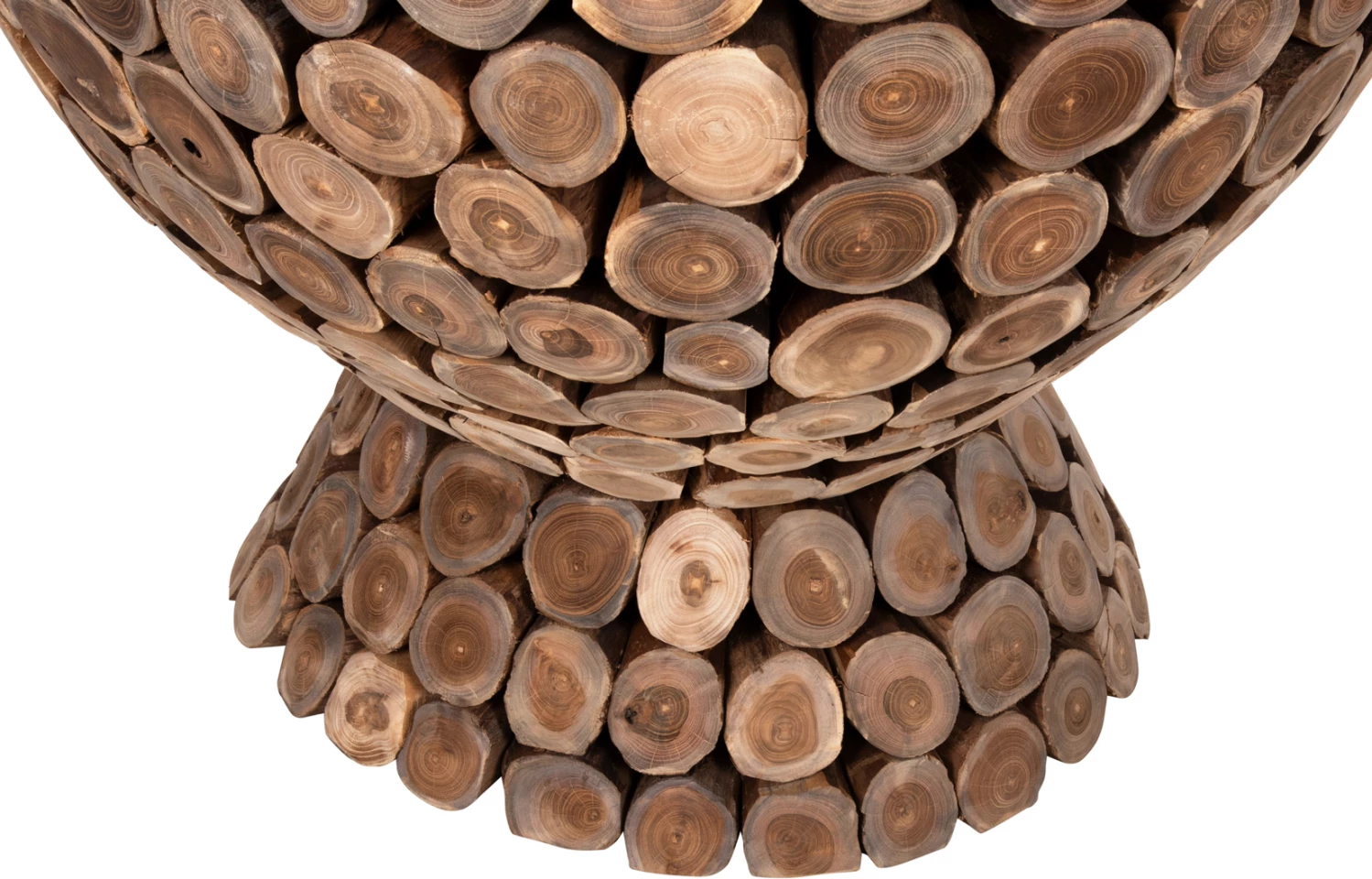 Tavolinë e rrumbullakët për bar, copa druri TEAK, Φ120x104H cm