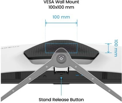 Monitor gaming BenQ EX271, 27 inç, IPS, 180Hz, Full HD, i bardhë/zi