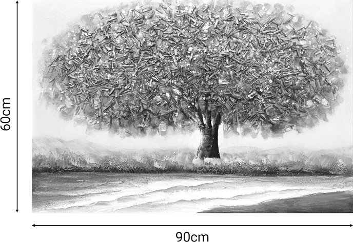 Pikturë kanavace Forestree, shumëngjyrëshe, 90x3x60cm