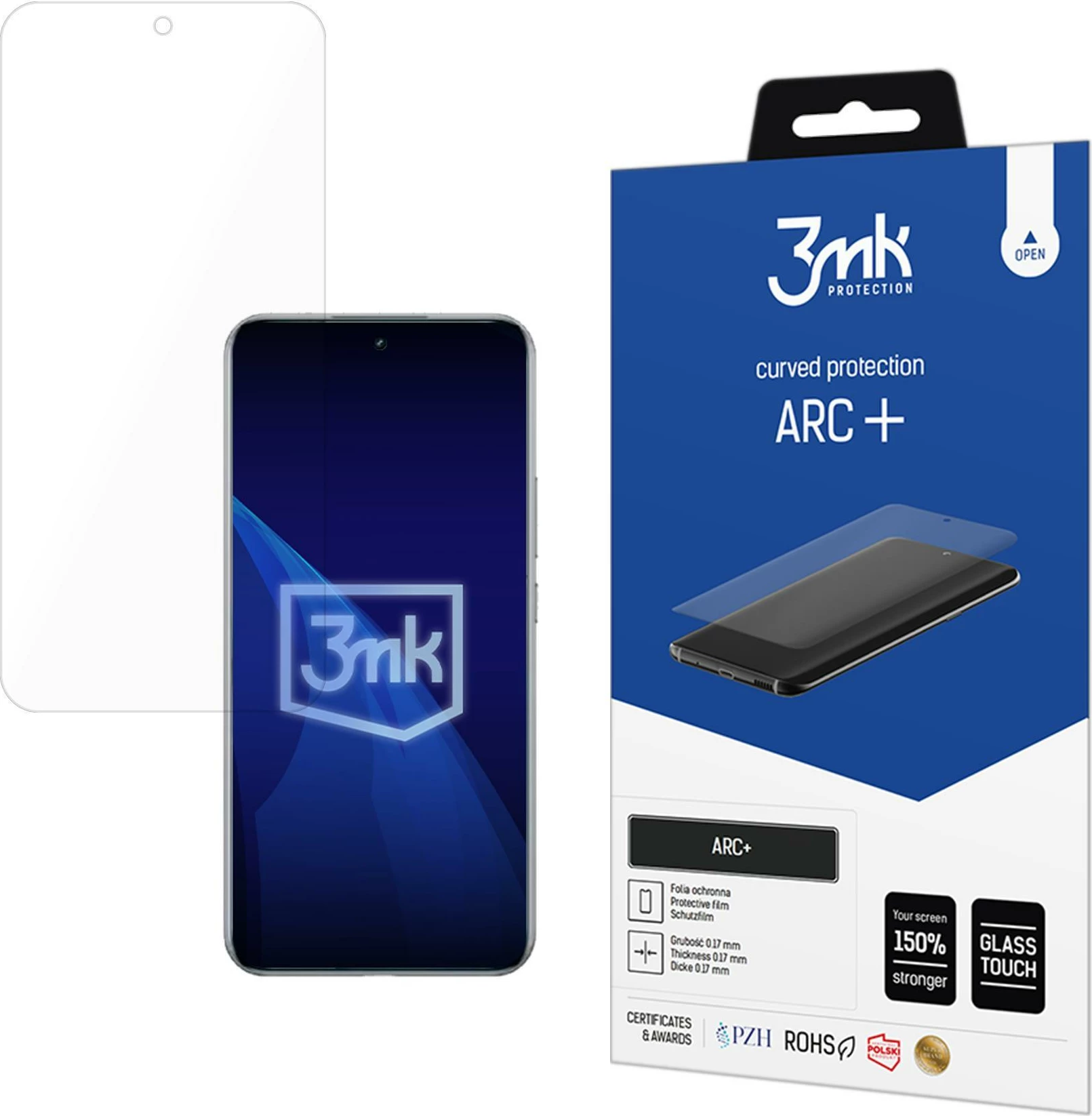 Folje mbrojtëse 3mk ARC+ për Realme 14 Pro+