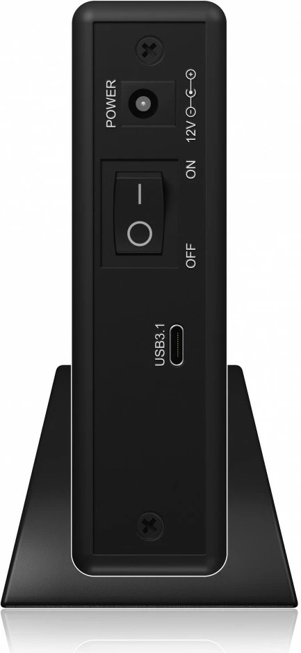 Kasë IcyBox IB-377-C31 për HDD/SSD 3.5", USB Type-C, e zezë