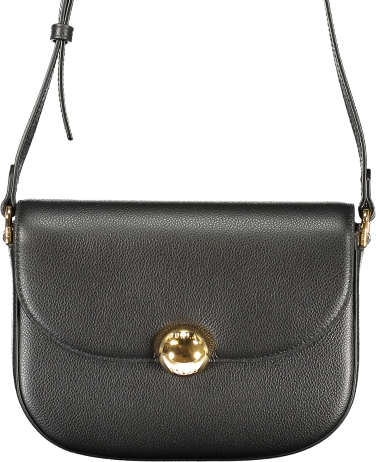 Çantë për femra FURLA Moonlight S Crossbody Round, e zezë