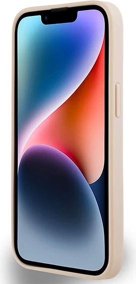 Mbështjellës DKNY Mono Stripe & Metal Logo për iPhone 15/14/13, Rozë