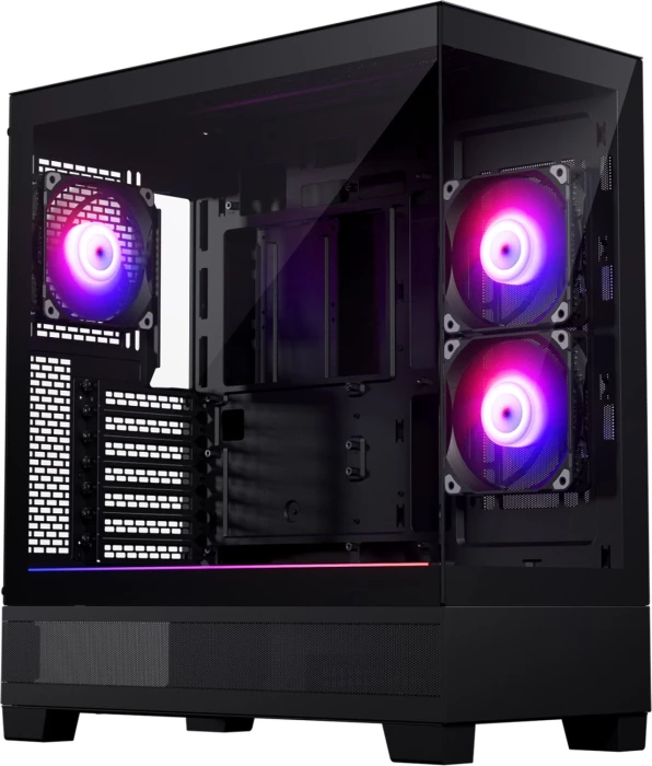 Kasë PHANTEKS XT View PH-XT523V1_DBK01, tempered glass, D-RGB, E-ATX Big Tower, e zezë