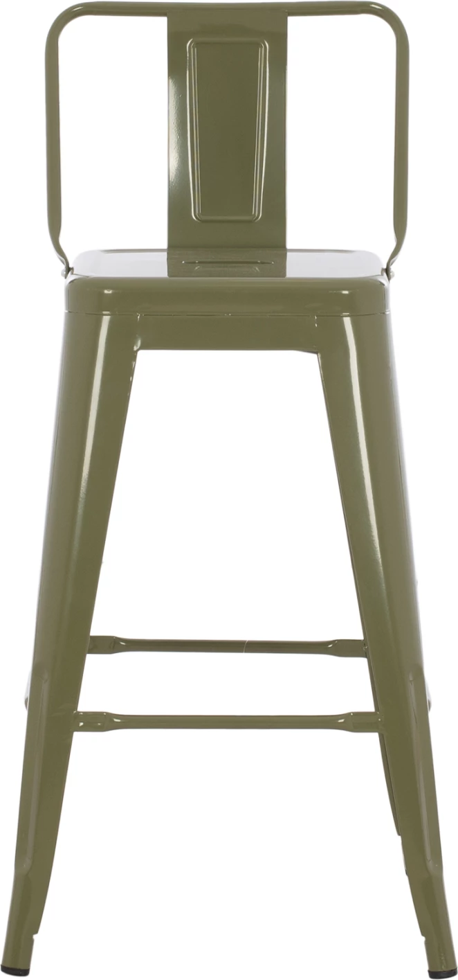 Karrige për bar, mesatare, metalike, ngjyrë ulliri e errët, FH8574.03, 42x42x98 cm