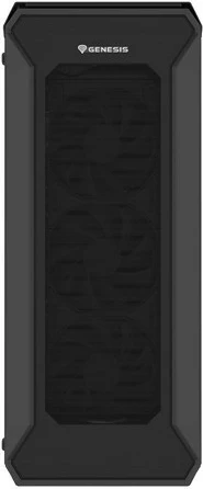Kasë Natec Genesis Irid 505F, Midi Tower, ATX/Micro ATX/Mini ITX, 5 ventilatorë, Dritare xhami, E zezë