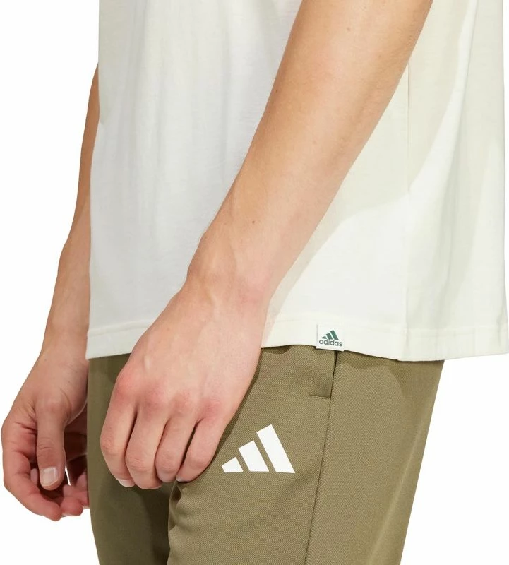 Maicë adidas për meshkuj, e bardhë