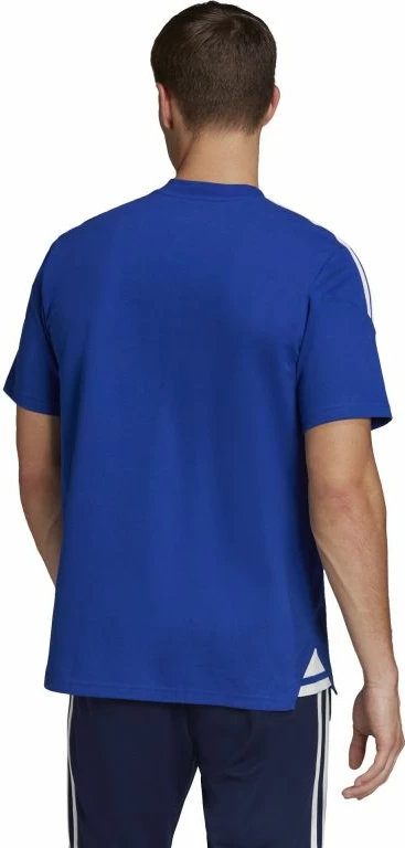 Polo maicë adidas për meshkuj, blu