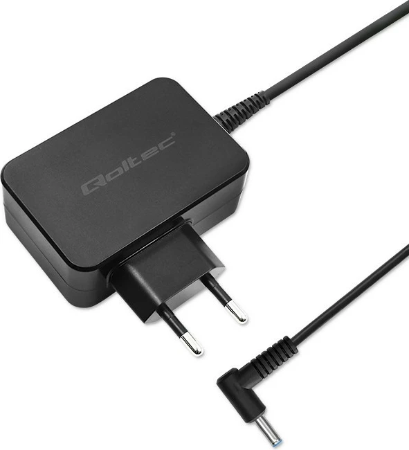 Adapter rryme për ultrabook Qoltec 51033, 45W, 19.5V, 2.31A, 4.5x3.0+pin, i zi