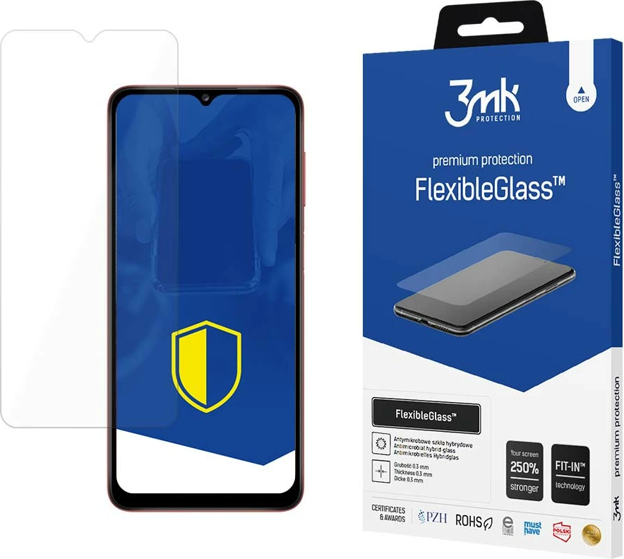 Mbrojtës ekrani 3mk FlexibleGlass për Samsung Galaxy A12, antimikrobial