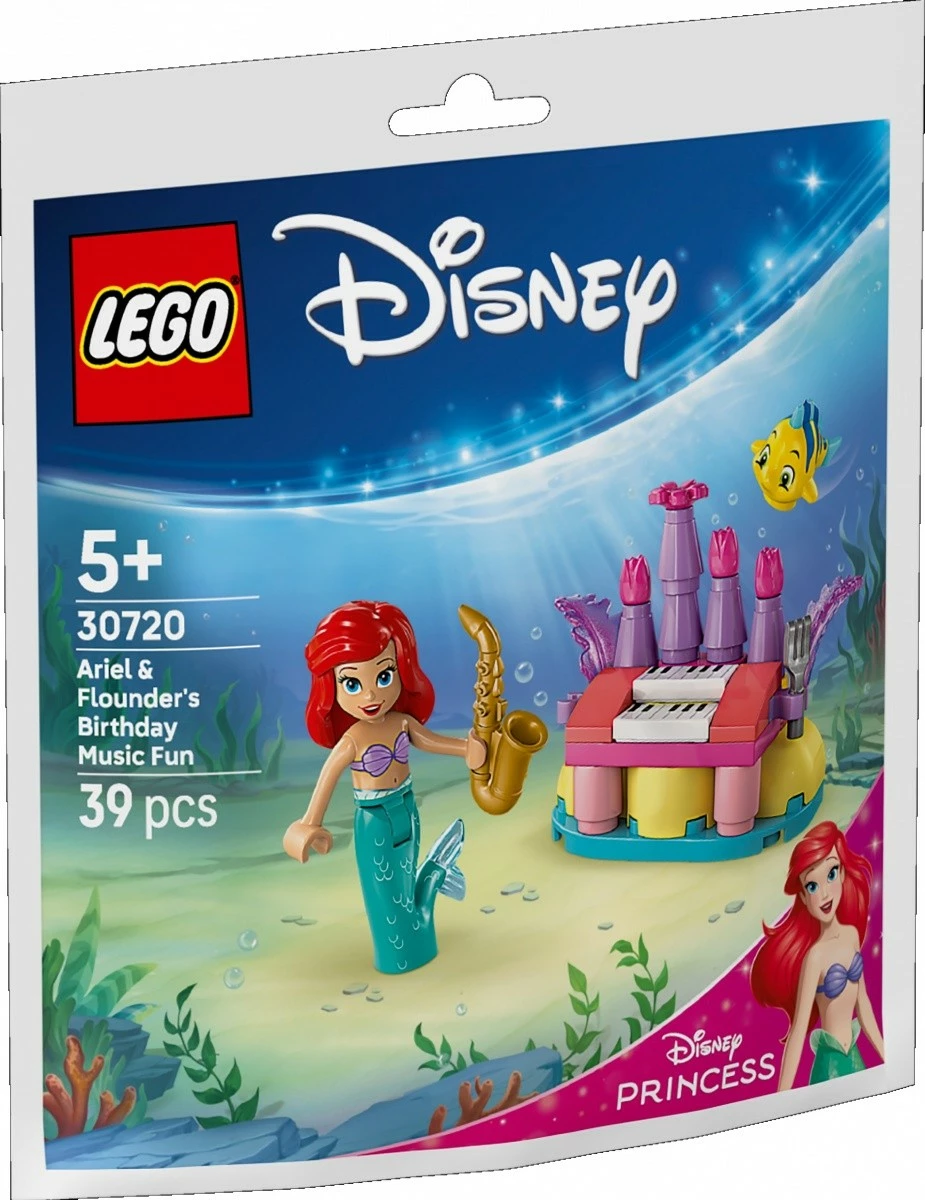 Set LEGO Disney Princess 30720 Ariel dhe Flounder, 39 copa, 5+