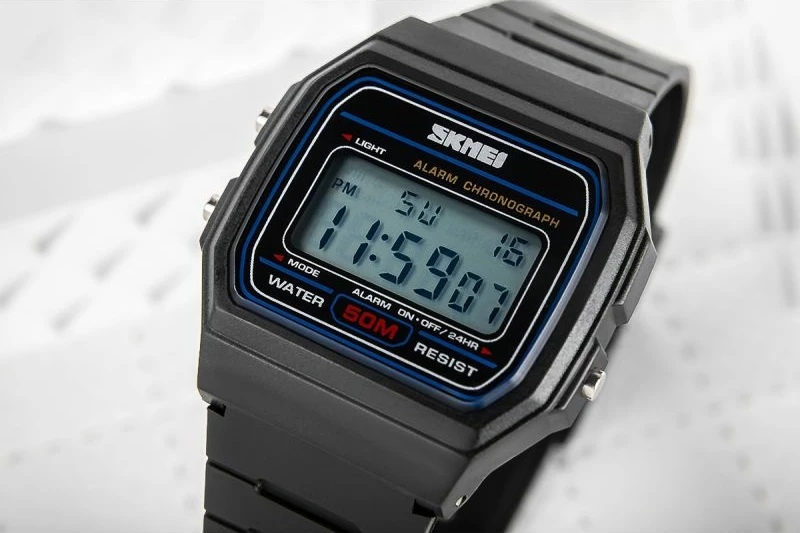 Orë dore unisex Skmei, e zezë