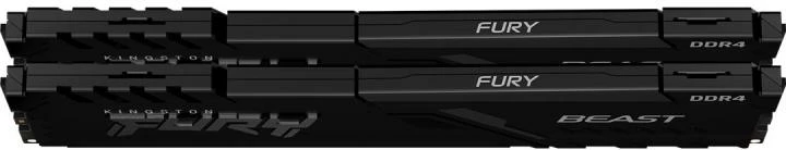 RAM Memorje Kingston Fury Beast KF436C18BBK2, DDR4 32GB (2x16GB) 3600MHz CL18, DIMM, e zezë