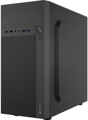 Kasë Natec Helix NPC-2038, Micro Tower/Mini Tower, Micro ATX/Mini ITX, e zezë