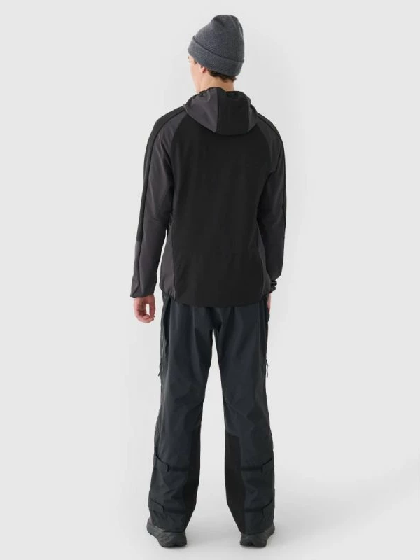 Pantallona ski touring për meshkuj 4F, të zeza