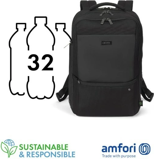 Çantë shpine DICOTA FIVE, për laptop 15-17.3 inç, e zezë