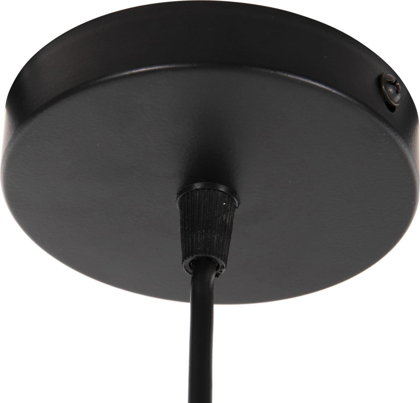 Llambë varëse tavani FH4119 metal-qelq, e zezë, Φ26x125H cm