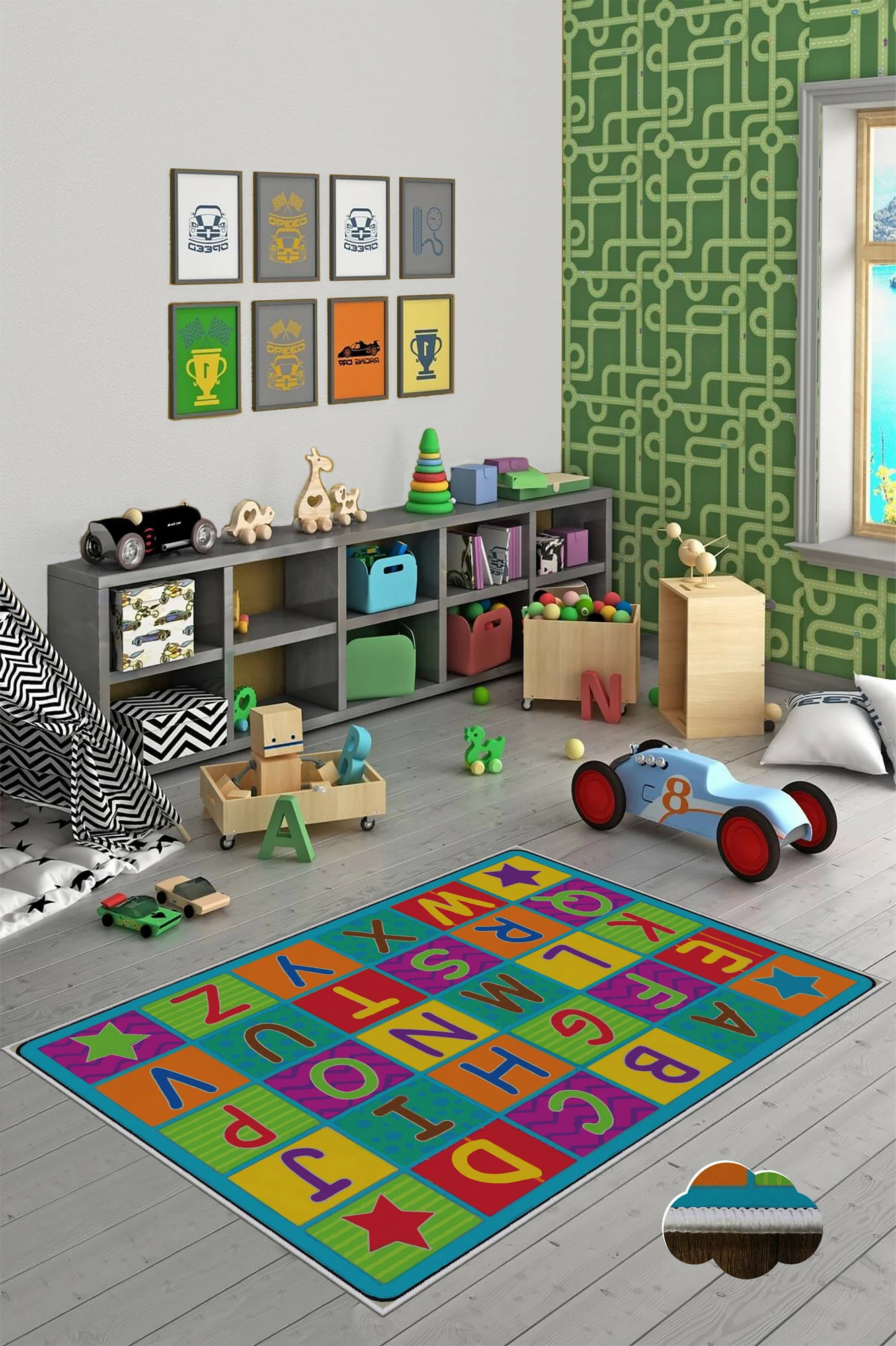 Qilim për korridor, shumëngjyrësh, Conceptum Hypnose, WOOKECE119, 100x150cm