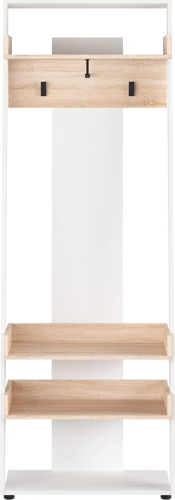 Mobilje hyrëse Sciove, ngjyrë e bardhë-natyrale, 70x40x200cm