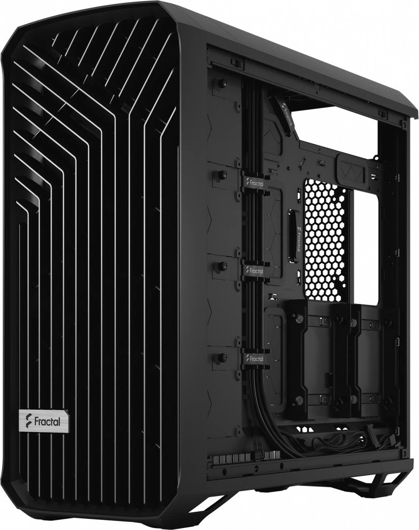 Kasë Fractal Design Torrent Black Solid, ATX, 5x ventilatorë, e zezë