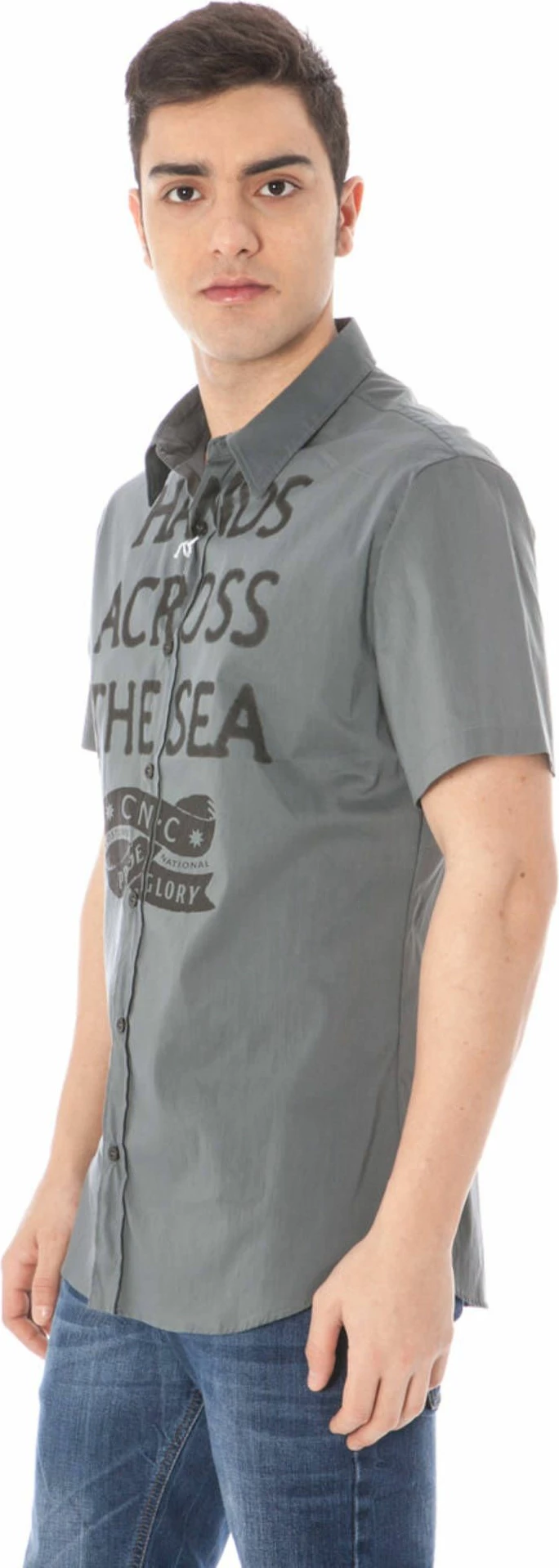 Këmishë për meshkuj COSTUME NATIONAL, gri