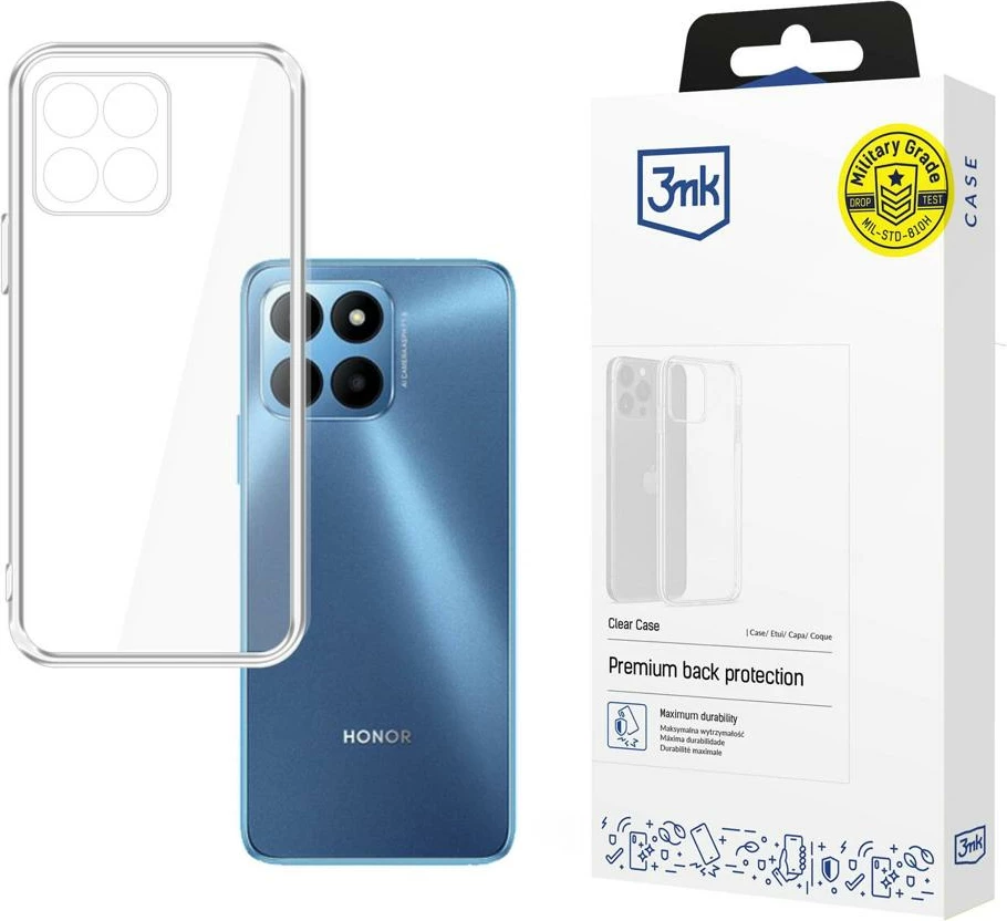 Mbështjellës 3mk Clear Case për Honor 70 Lite, Transparent