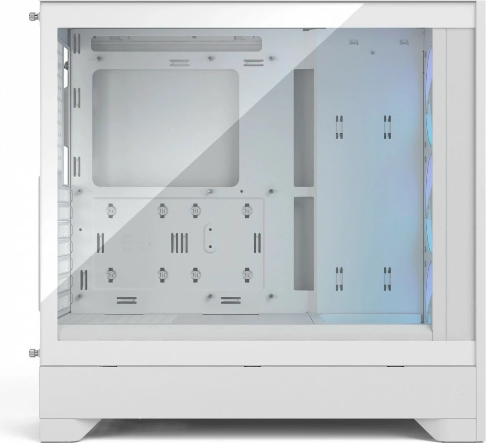 Kasë Fractal Design Pop 2 Air FD-C-POA2A-04 TG RGB Midi Tower ATX me 3x120mm RGB, panel anësor xham i temperuar, e bardhë