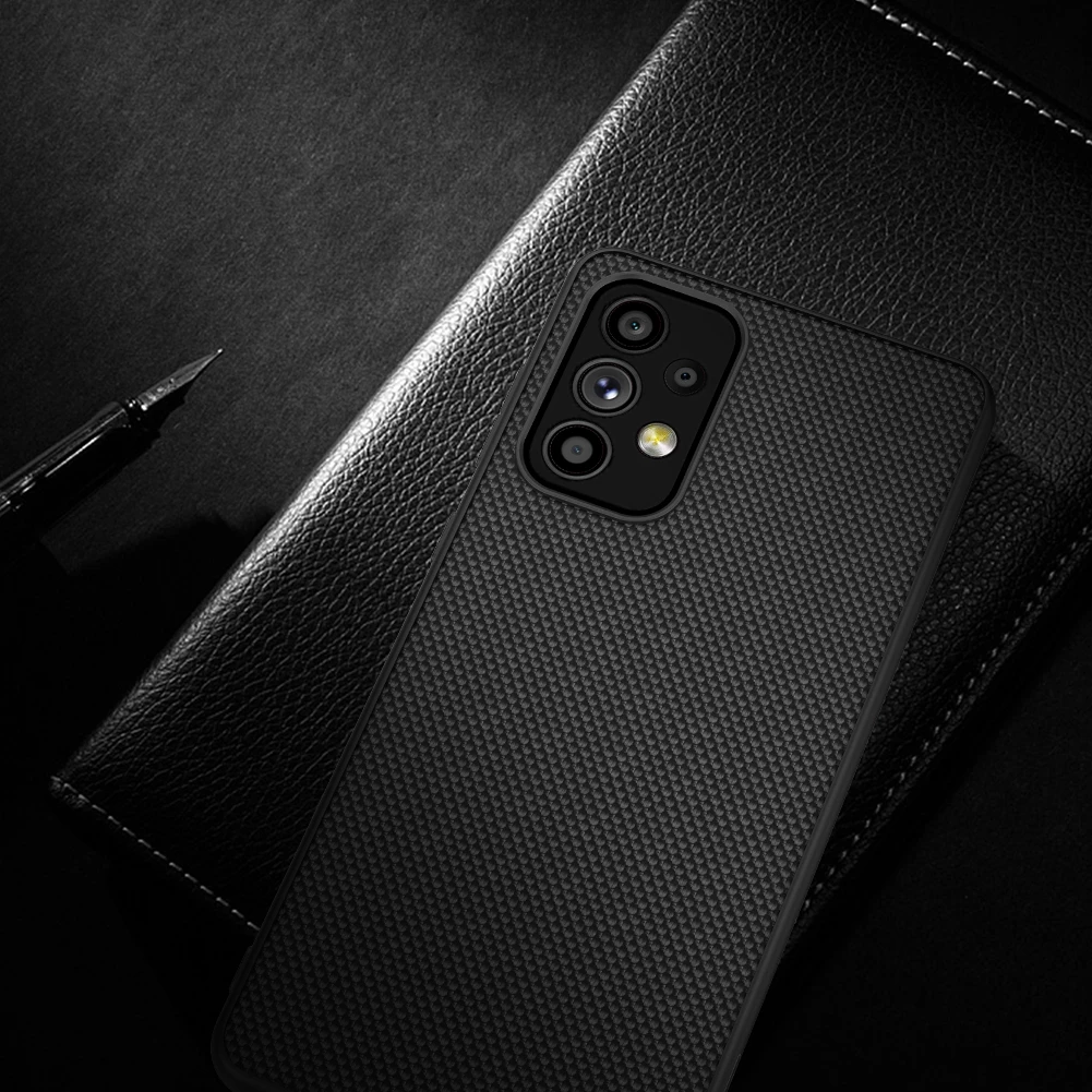 Mbështjellës Nillkin Textured Case për Samsung Galaxy A73, i zi