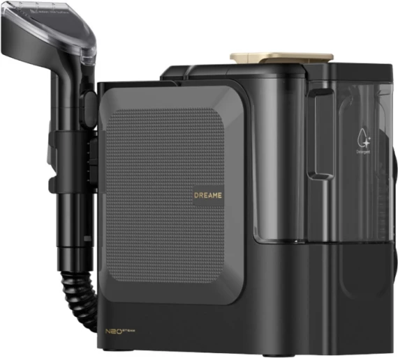 Pastrues me avull portativ DREAME N20 Steam (HNR27A) 1800W, 17000Pa, avull 100°C, depo ujë të pastër 1.2L, i zi