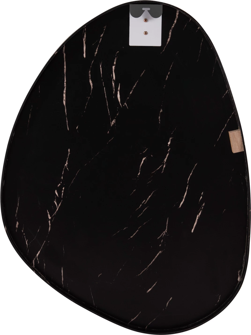 Pasqyrë muri e parregullt, ngjyrë mermeri të zi, FH4487.01, 60x80 cm.