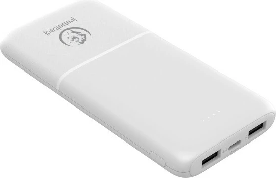 Powerbank Rebeltec P10 10,000 mAh, 10W, Bardhë
