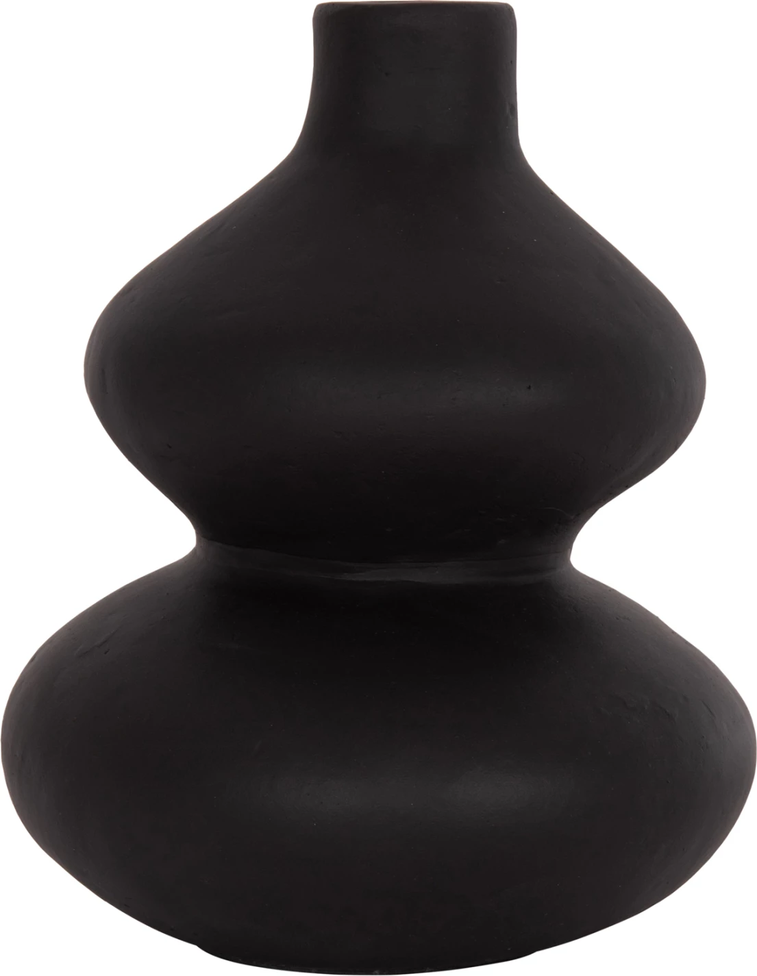 Vazo dekorative tavoline CHELIN, terrakotë e zezë, FH4670S, 20x25cm