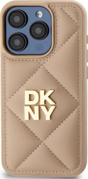 Mbështjellës DKNY për iPhone 15 Pro, Bezhe