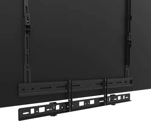 Set mbajtëse/raft për videobar Neomounts AV30-500BL, për ekrane 43–110 inç, VESA 200x200–800x600, max 10 kg, e zezë