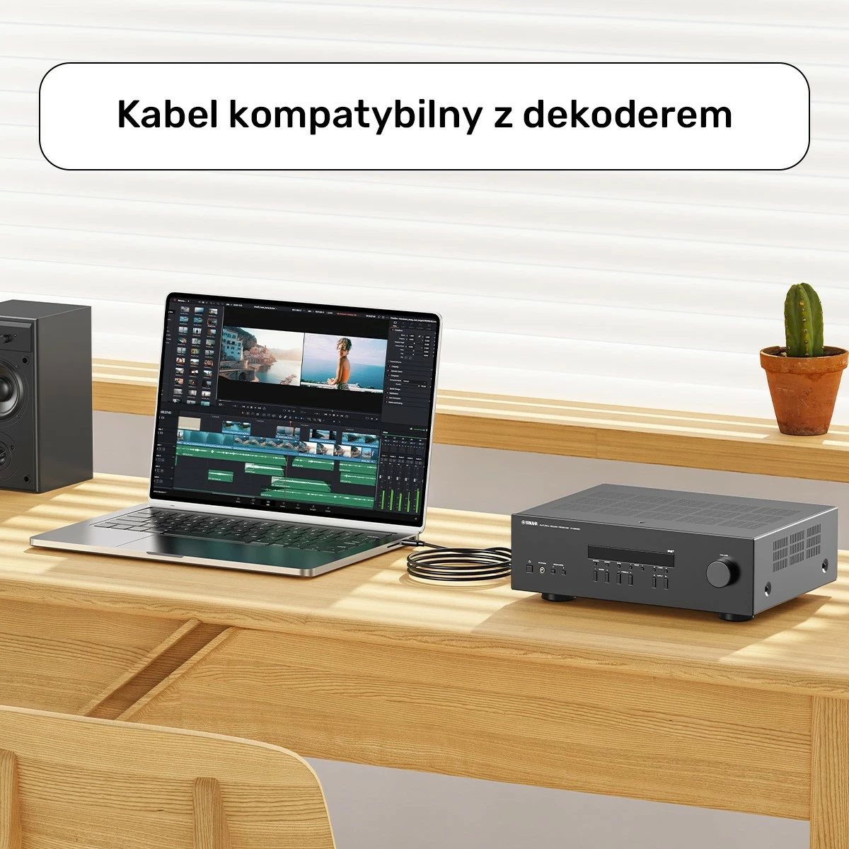 Kabëll Unitek USB-C në USB-B 3m i zi