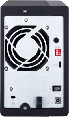 Kasë ekstensioni USB RAID QNAP TR-002, 2-bay për 2x SATA 3.5\"/2.5\", USB-C 3.2 Gen 2, e zezë