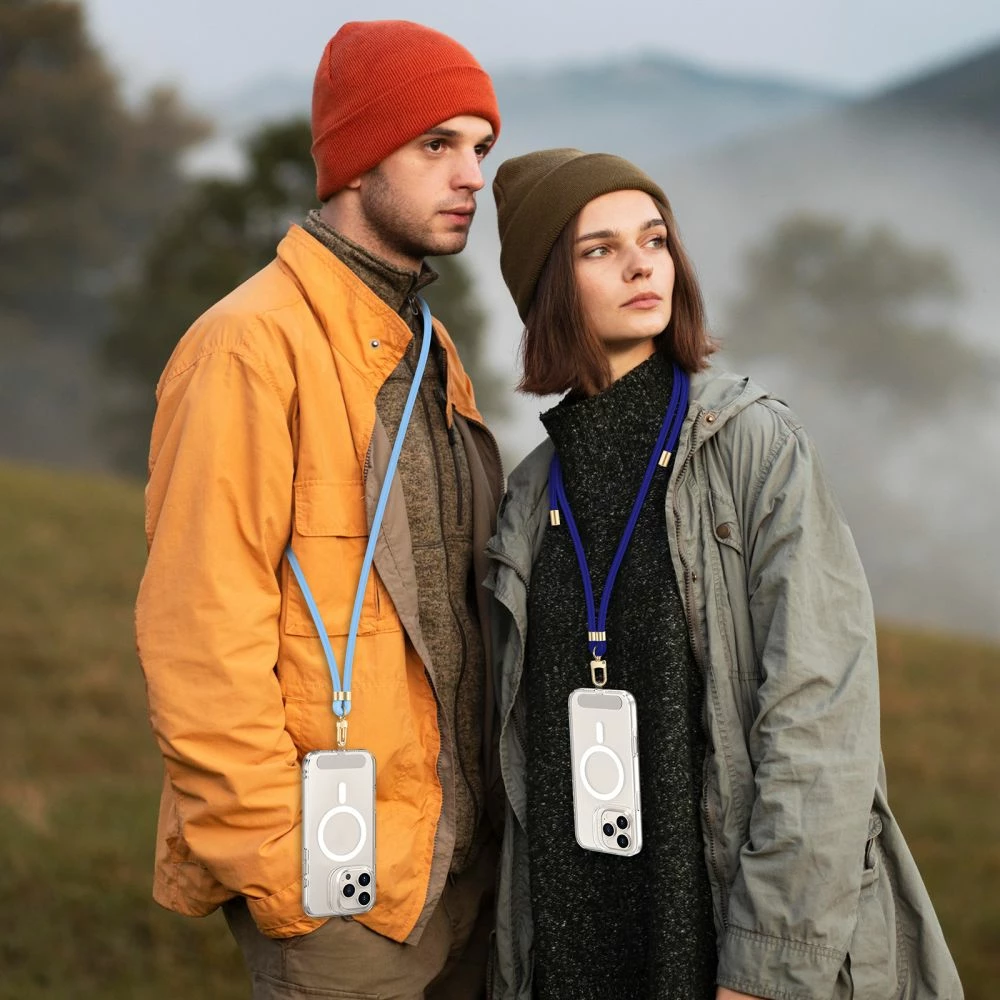 Rrip crossbody për celular Tech-Protect C7S, i kaltër