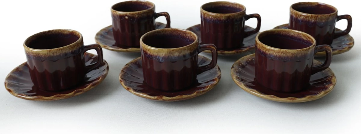 Set filxhanësh çaji (12 copë), Hermia Concept, X00018094, ngjyrë damson