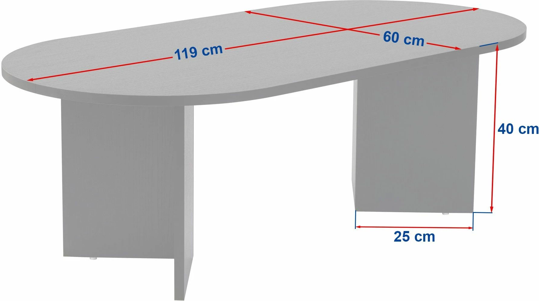 Tavolinë kafeje Nordure, ngjyrë arre dhe e bardhë