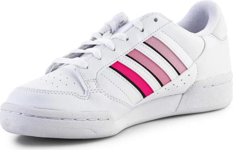 Atlete për vajza adidas Continental 80 Stripes, të bardha