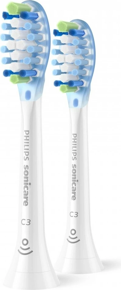 Koka zëvendësuese për furçë dhëmbësh Philips Sonicare HX9042/87, set prej 2 copë, Bardhë