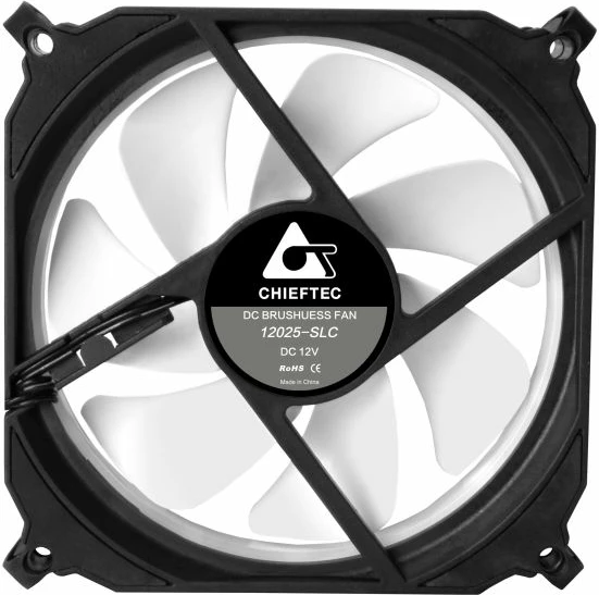 Set ventilatorësh RGB CHIEFTEC TORNADO CF-3012-RGB, 3x120mm, ARGB +5V, me kontrollor & telekomandë, e zezë, paketë 3 copë