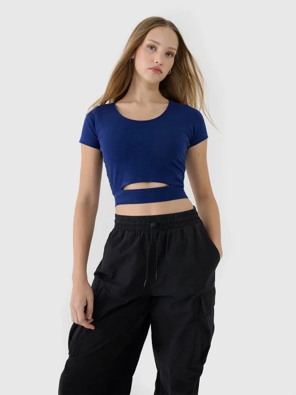 Maicë crop top për femra 4F
