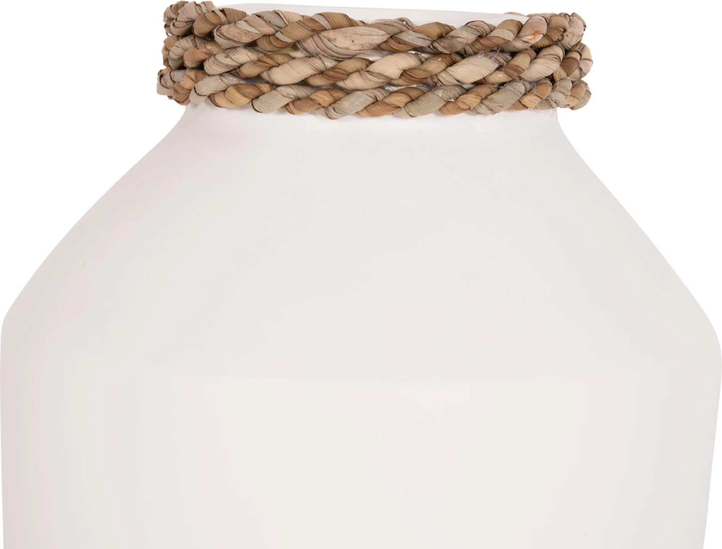 Vazo dekorative tavoline, terrakotë e bardhë, CAMMER FH4687.02XS, Φ16x15cm