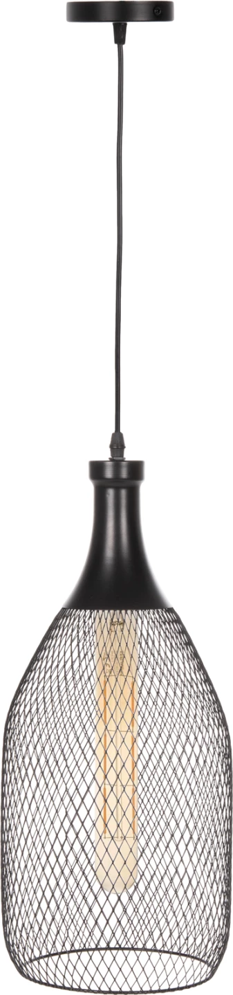 Llampë varëse tavani, rrjetë metali e zezë, FH4105, Φ20x145H cm