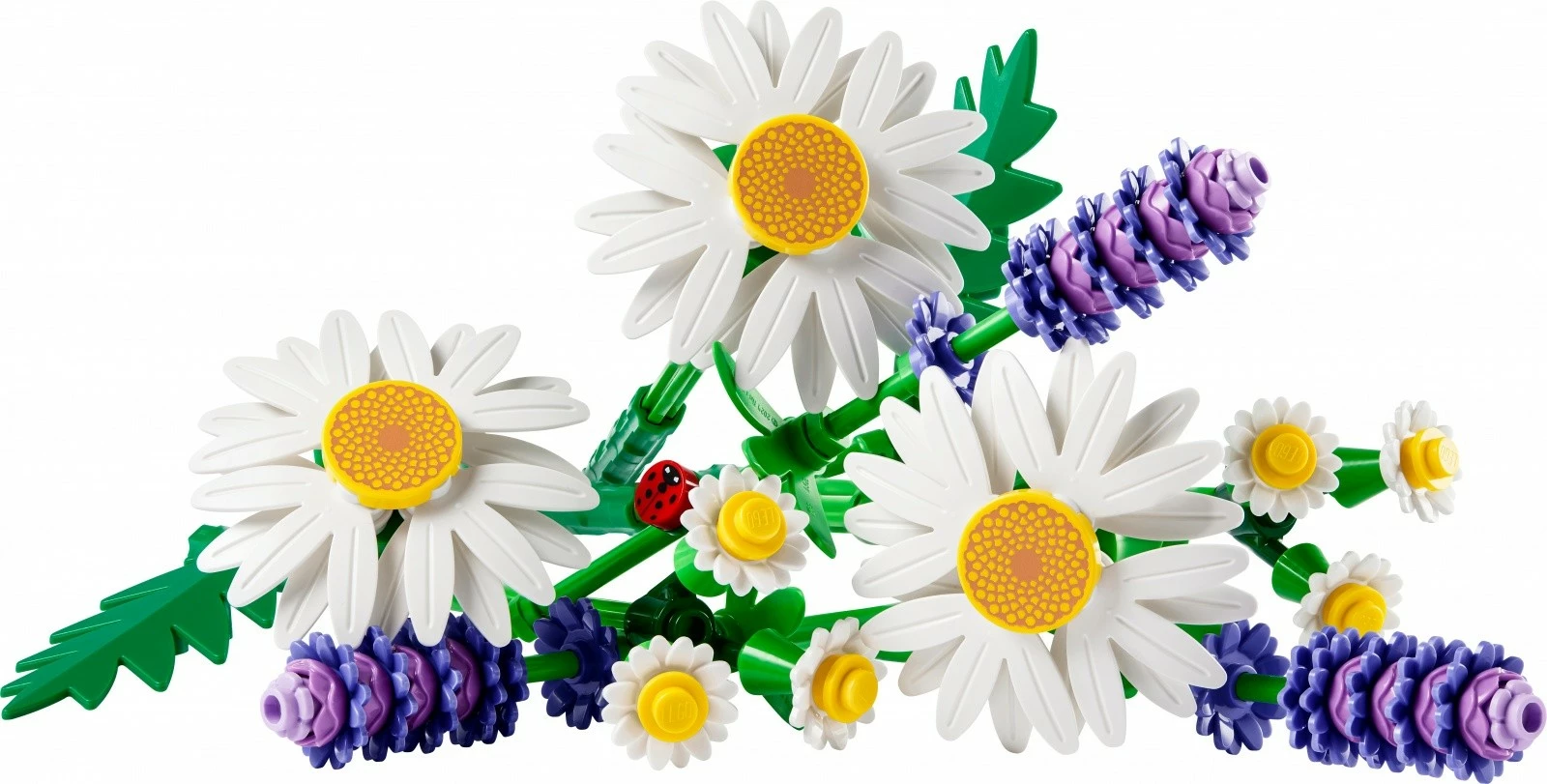 Set lodrash ndërtimi, LEGO, 11508 Botanicals Daisies, 133 pjesë, 9+