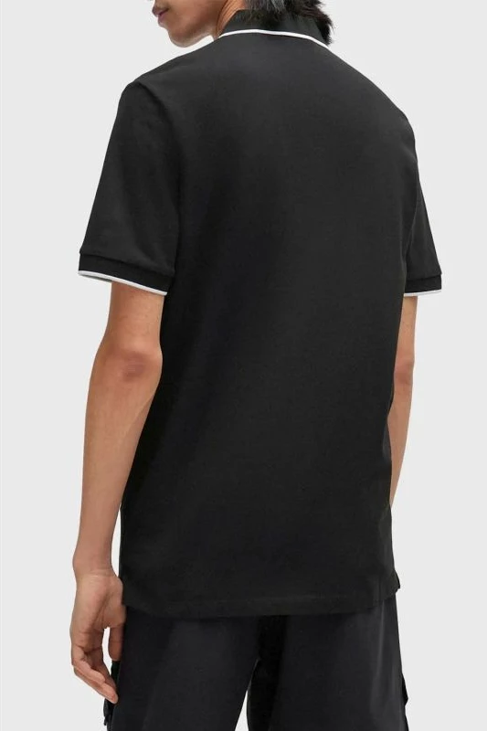 Maicë polo për meshkuj Hugo, e zezë