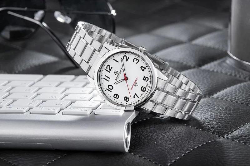 Orë dore për meshkuj PERFECT R50-02, e zezë