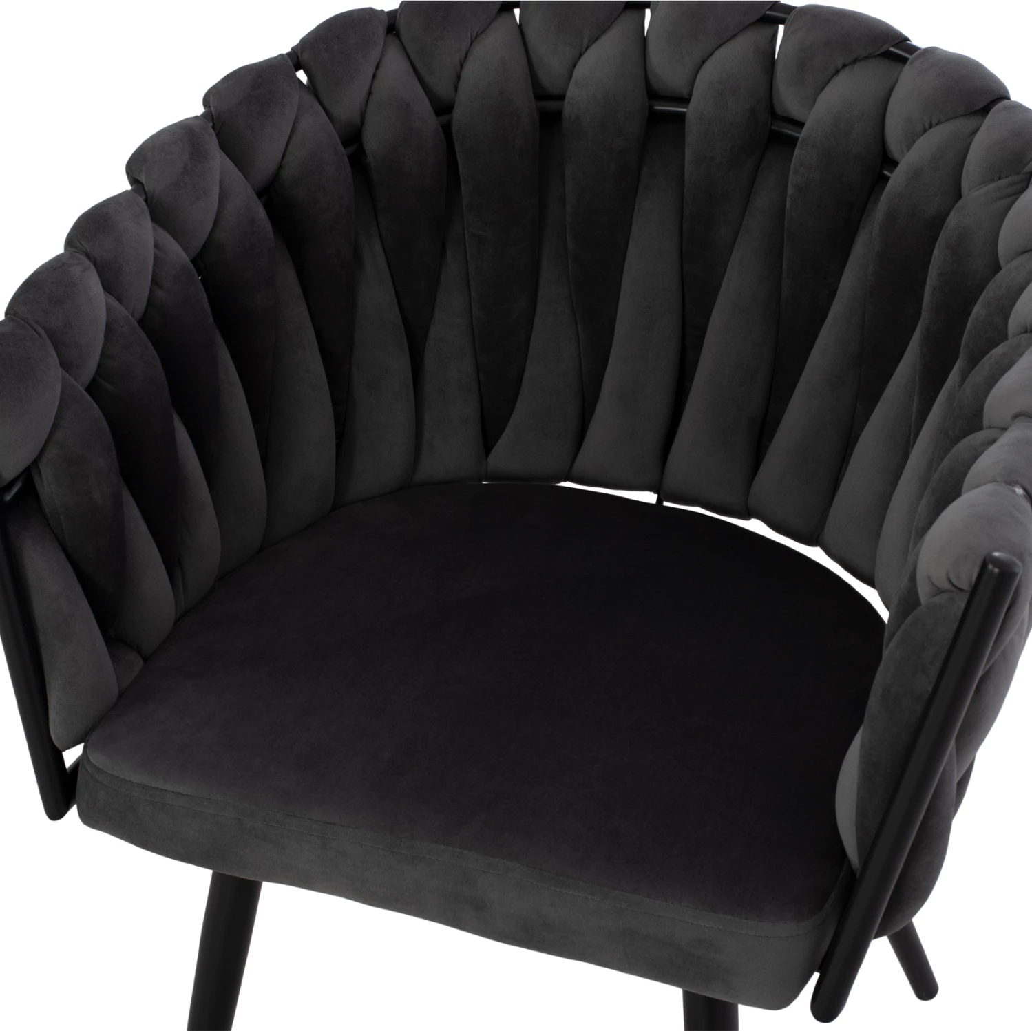 Karrige Luanda, kadife, ngjyrë molle të kalbur, FH8741.01, 60x54x78 cm, set prej 2 copë