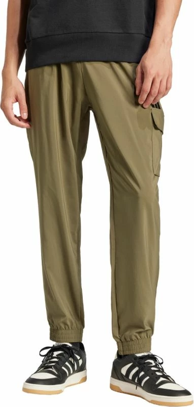 Pantallona sportive për meshkuj adidas, të gjelbra